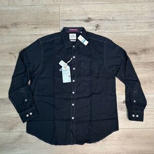 Tommy Bahama Black Casual Button Down Shirt